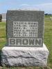 BROWN, Willis N. & Rosa A. DARBY - Gravestone