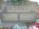 ADAMS, Allen Abraham & Lydia C. FOX - Gravestone